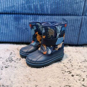 Children’s Place Dinosaur Snow Boots NWOT